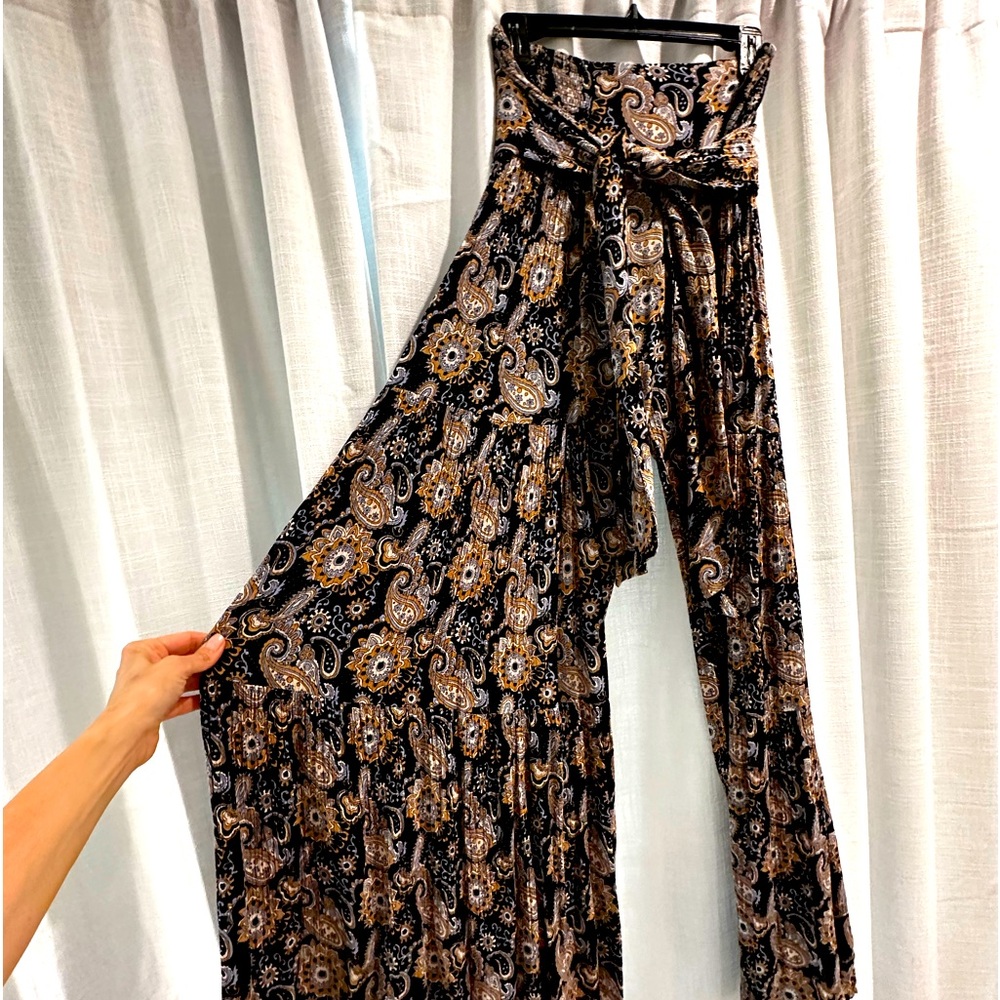 Free People wide Leg High waisted Pants